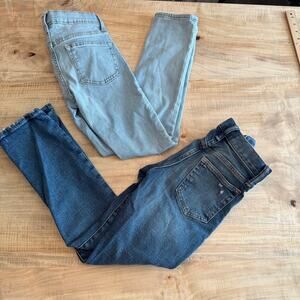 Gap/old navy slim, skinny, adjustable waist jeans size 10 bundle